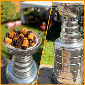 August 2023 - Filing the Stanley Cup with the Famous Golden Palace Egg Rolls®